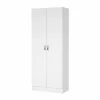 Armadio multifunzione bianco 69,2x34,6x170,4 cm