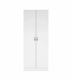 Armadio multifunzione bianco 69,2x34,6x170,4 cm