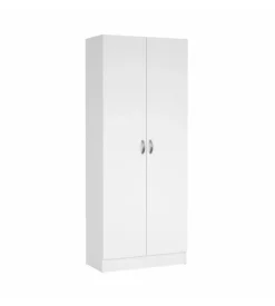 Armadio multifunzione bianco 69,2x34,6x170,4 cm