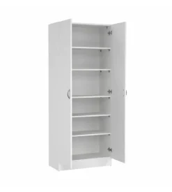 Armadio multifunzione bianco 69,2x34,6x170,4 cm