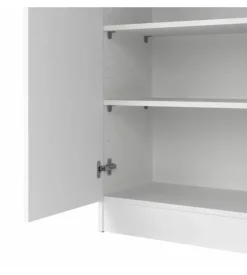 Armadio multifunzione bianco 69,2x34,6x170,4 cm