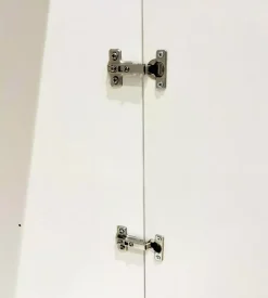 Armadio multiuso 4 ante bianco 160x52x207 cm