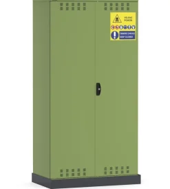 Armadio per fitofarmaci e fitosanitari fami "perfom" in lamiera verde 104,8x60x202,7 cm