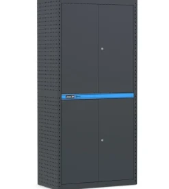 Armadio per officina fima "linea 391" in lamiera grigio antracite 91,2x49,6x190 cm