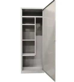 Armadio portascope in metallo grima, 60x40x167 cm