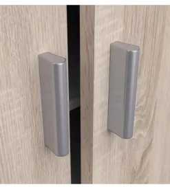 Armadio scarpiera quercia con 2 ante, 54,6x108x35,3 cm