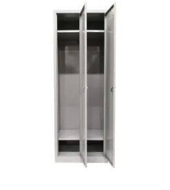 Armadio spogliatoio in metallo grima 2 ante, 60x40x167 cm