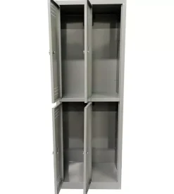 Armadio spogliatoio in metallo grima 4 ante, 60x40x167 cm