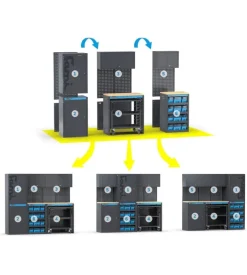 Arredamento modulare garage fami