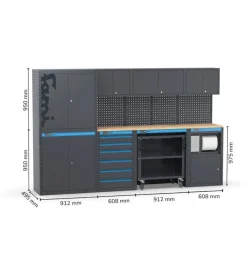 Arredamento modulare garage fami 