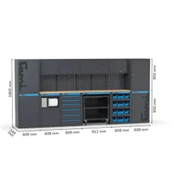 Arredamento modulare garage fami 