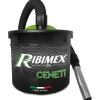 Aspiracenenere elettrico ribimex "ceneti" 800 w 15 lt
