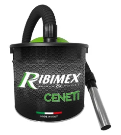 Aspiracenenere elettrico ribimex "ceneti" 800 w 15 lt