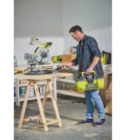 Aspiratore soffiatore r18pv-0, solo corpo macchina batteria non inclusa - ryobi