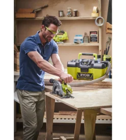 Aspiratore soffiatore r18pv-0, solo corpo macchina batteria non inclusa - ryobi