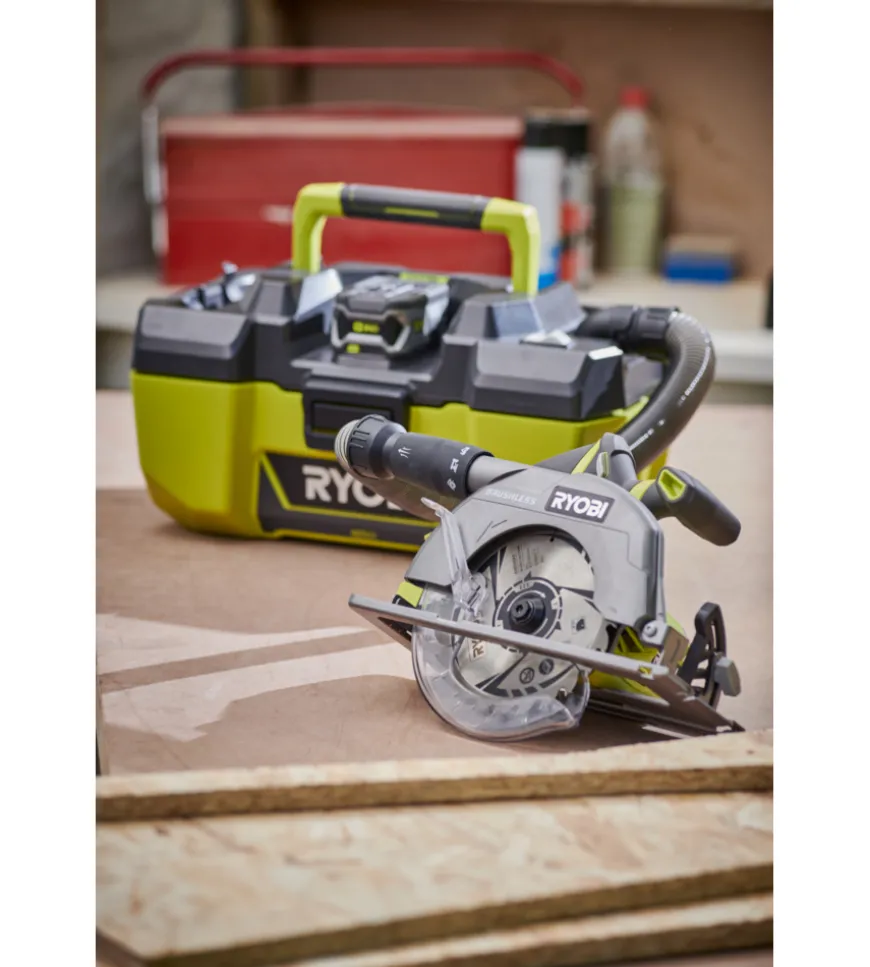 Aspiratore soffiatore r18pv-0, solo corpo macchina batteria non inclusa - ryobi