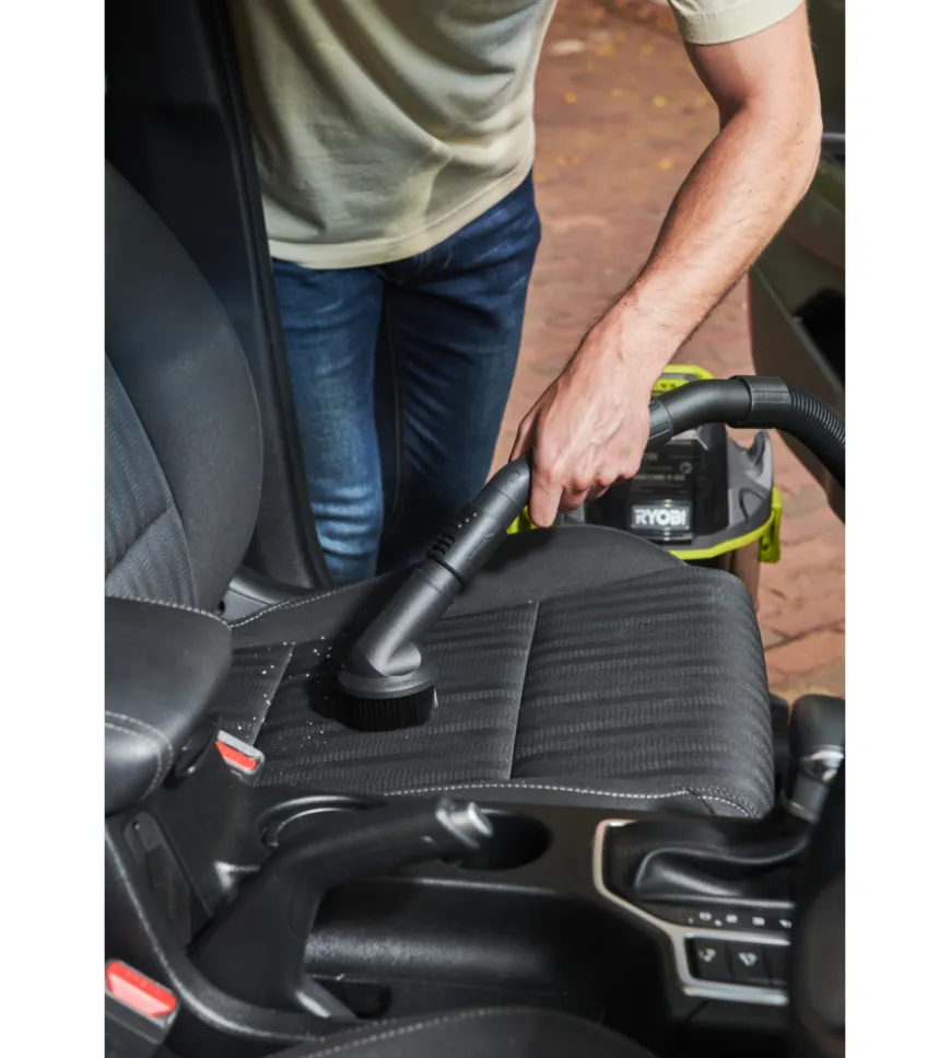 Aspiratore solidi e liquidi a batteria ryobi "r18wdv-0" 18v 18l, solo corpo macchina