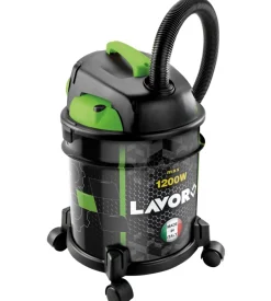 Aspiratore solidi e liquidi elettrico lavor "rudy 1200s" 1200w 20 lt 35 l/s
