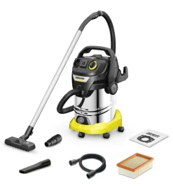 Aspiratore solidi liquidi elettrico karcher "kwd 6 p s v-30/8/22/t" 1300w 30 lt