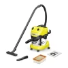 Aspiratore solidi liquidi elettrico karcher "wd4s" 1000w 20 lt