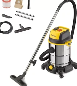 Aspiratore solidi liquidi elettrico stanley "sxvc30xtde" 1600w 30lt 36,5 l/s