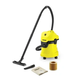 Aspiratore solidi liquidi elettrico karcher "wd3 v-19/4/20" 1000w 19 lt