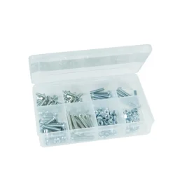 Assortimento viti metriche e dadi 125 pz.