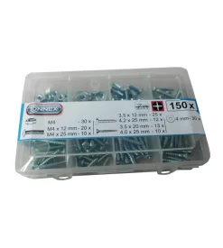 Assortimento viti/dadi/rondelle 150 pz.