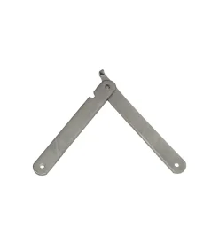 Aste senza terminale per ante a ribalta - 200 mm. - ferro zincato - 2 pz.