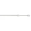 Astina per tendine tonda colore bianco regolabile estensibile da 30 a 50 cm