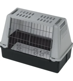 Atlas car mini trasportino d'auto per cani 72 x 41 x h 51 cm grigio - ferplast.