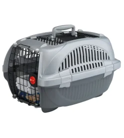 Atlas deluxe 20 open grigio - trasportino per cane - ferplast