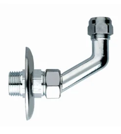 Attacco sottolavabo regolabile