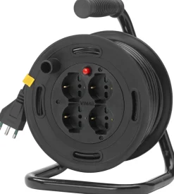 Avvolgicavo vimar 16a 4 uscite universali 15 m