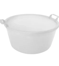 Bacinella in polietilene da  40 cm - colore  bianca.