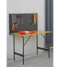 Banco da lavoro richiudibile con pannello valex - 117x60x145 cm