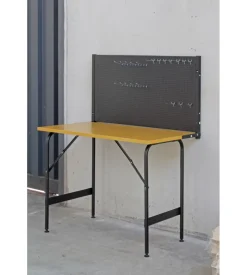 Banco da lavoro richiudibile con pannello valex - 117x60x145 cm