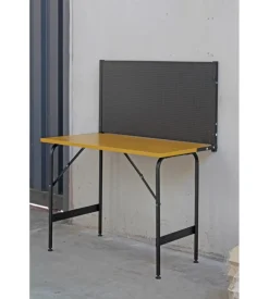 Banco da lavoro richiudibile con pannello valex - 117x60x145 cm