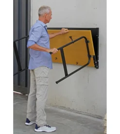 Banco da lavoro richiudibile con pannello valex - 117x60x145 cm