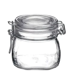 Barattolo in vetro con chiusura ermetica bormioli "fido" 500 ml