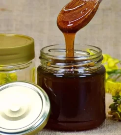 Barattolo in vetro per miele 250 gr