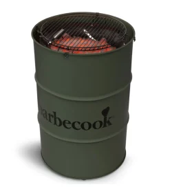 Barbecue a carbone barbecook "barrel edson" verde militare diametro 47,5 cm