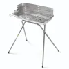 Barbecue a carbone ompagrill "60-40 aluminized" con griglia 60x36 cm