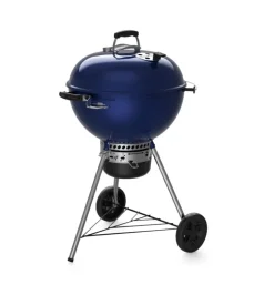 Barbecue a carbone weber "master-touch gbs c-5750" blu con griglia 57 cm