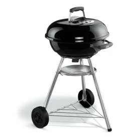 Barbecue a carbone weber "compact kettle" con griglia 47 cm