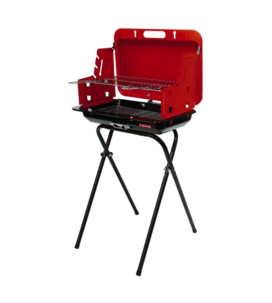 Barbecue a carbonella a valigetta sandrigarden "sg 47-33" 50x47x95 cm