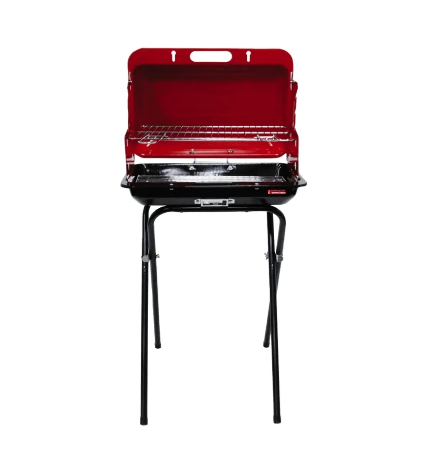 Barbecue a carbonella a valigetta sandrigarden "sg 47-33" 50x47x95 cm