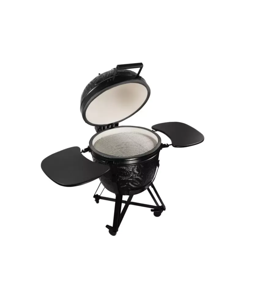 Barbecue a carbonella barbecook "kamado kamal" con telo di copertura in omaggio e griglia 53 cm