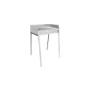 Barbecue a carbonella lisa "stromboli" in acciaio inox  60,5x59,5x91 cm
