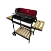 Barbecue a carbonella sandrigarden "vigor calipso" con ruote 103x37x89 cm